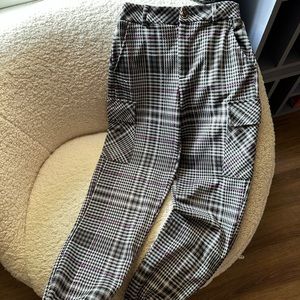 Plaid sweatpants/joggers